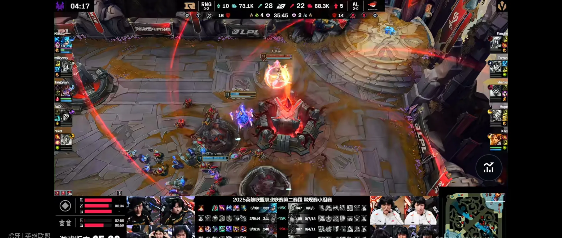 关于RNG横扫EG，ShowMaker制霸全场的信息